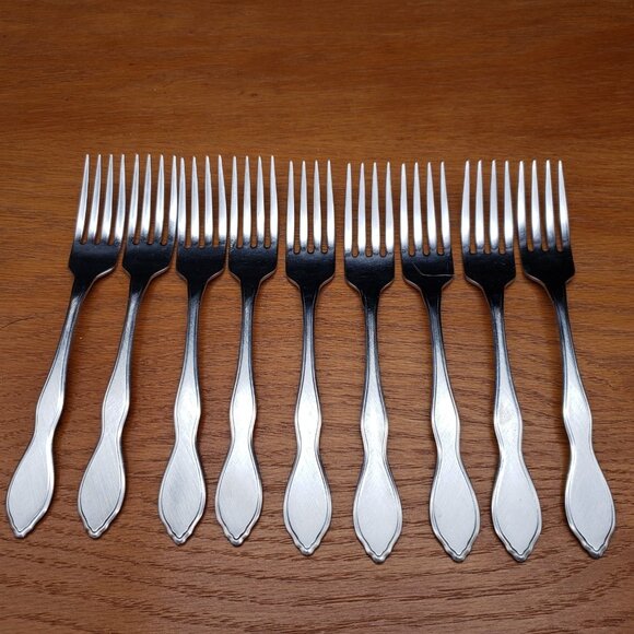 Oneida 1881 Rogers Summer Mist / Autumn Glow Lot of 39 Stainless Flatware Piece - Picture 15 of 16